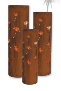 edelrost-saeule-pusteblume-100cm-gartendeko-rostig-b2b