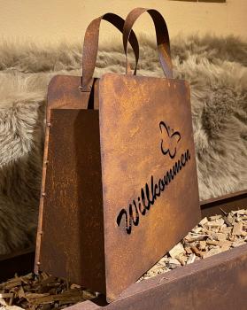 rost-tasche-willkommen-gartendeko-grosshandel-b2b-shop
