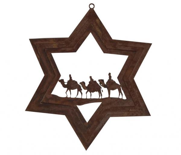 windspiel-stern-kamele-edelrost-weihnachtsdeko-grosshandel